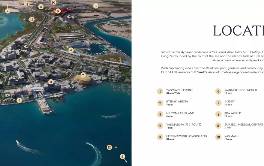 Site plan – Stellar by Elie Saab