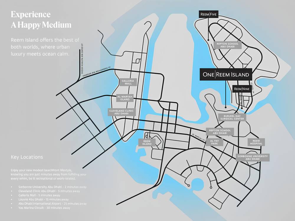 General plan – One Reem Island#1