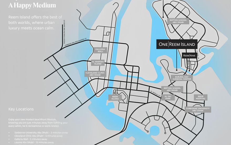 Site plan – One Reem Island