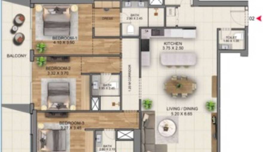 Plans Marriott Residences JLT