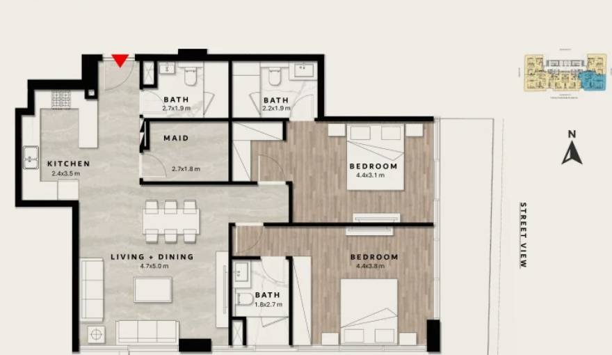 Plans Repose Residence