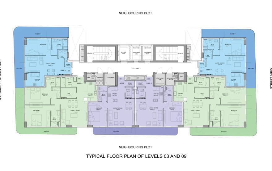 Site plan – Repose Residence