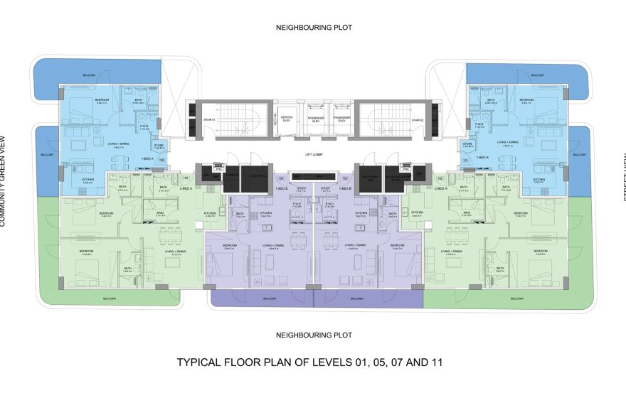 Site plan – Repose Residence