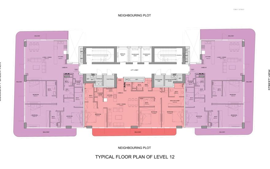 Site plan – Repose Residence