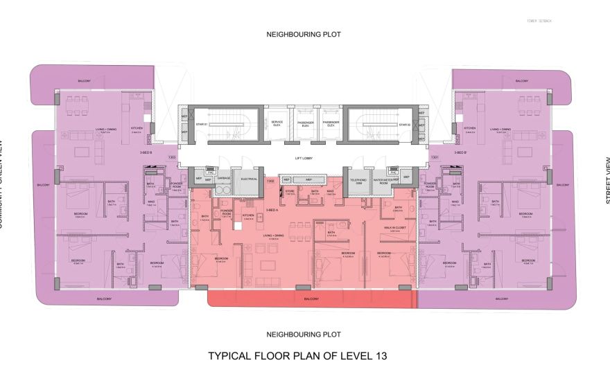 Site plan – Repose Residence