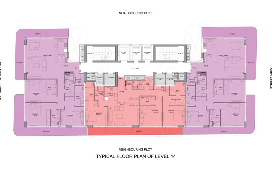 Site plan – Repose Residence