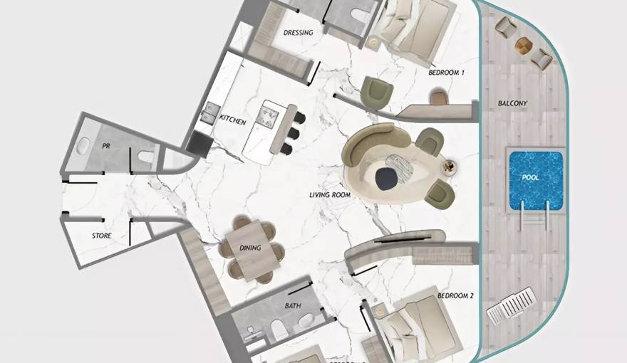 Plans Samana Barari Heights