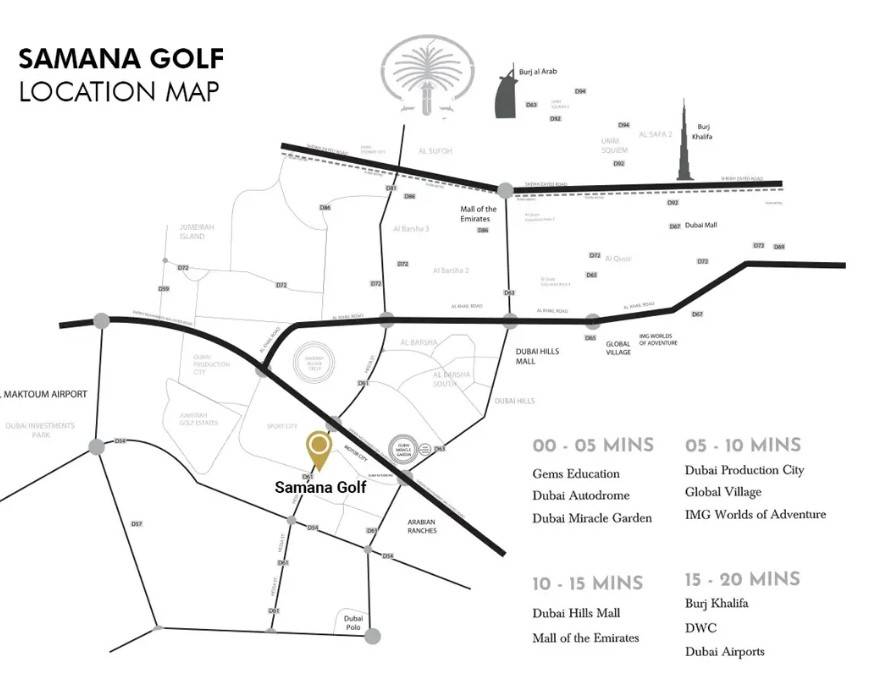 General plan – Samana Boulevard Heights#1