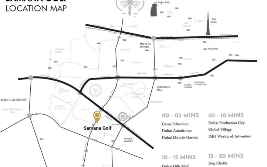 Site plan – Samana Boulevard Heights