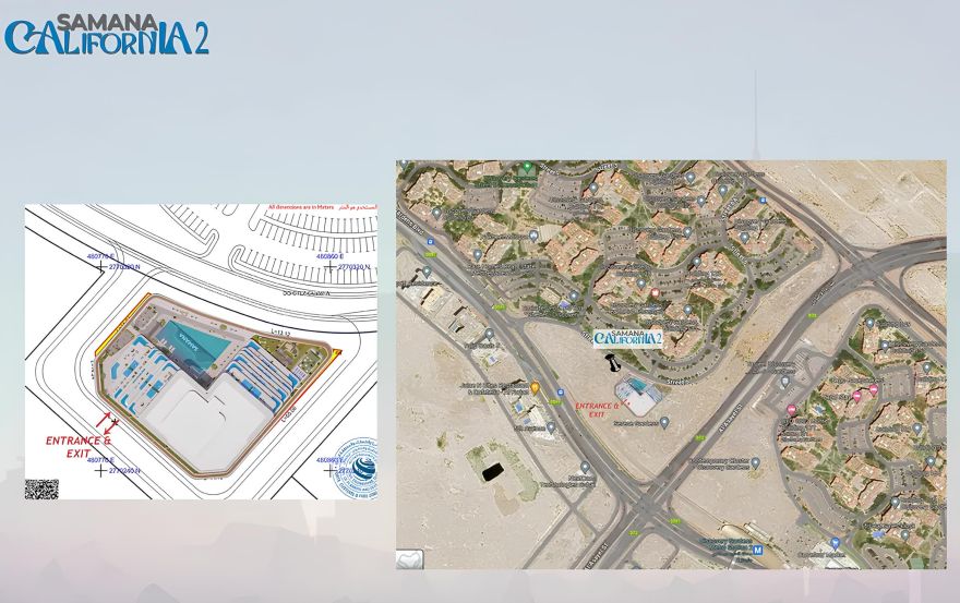 Site plan – Samana California