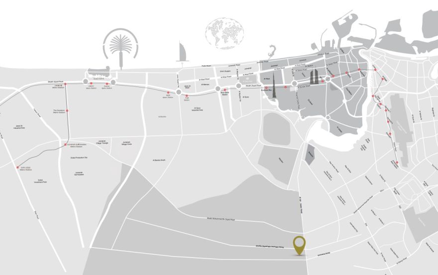 Site plan – Samana Parkville