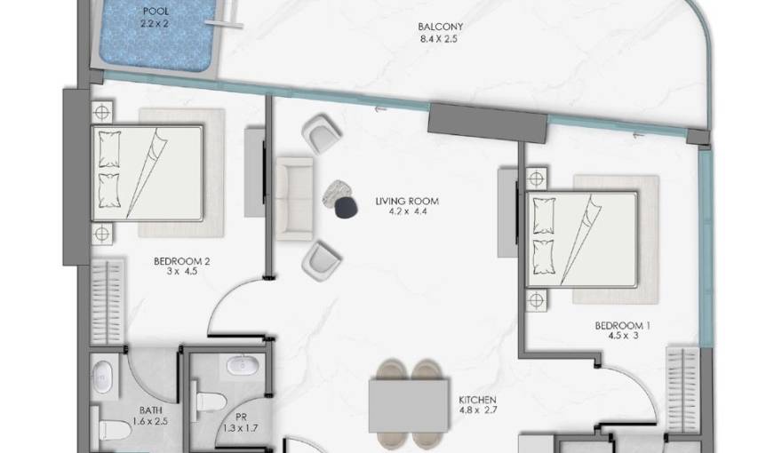 Plans Samana Sky Views
