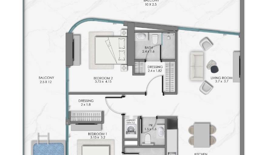 Plans Samana Sky Views