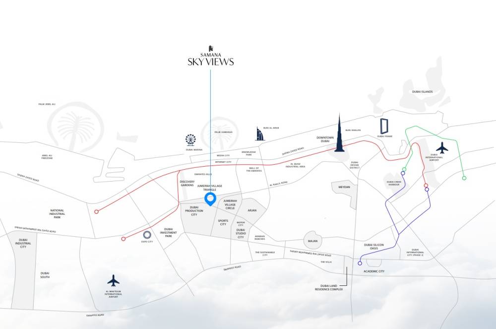 General plan – Samana Sky Views#1