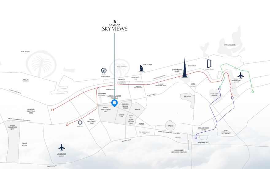 Site plan – Samana Sky Views