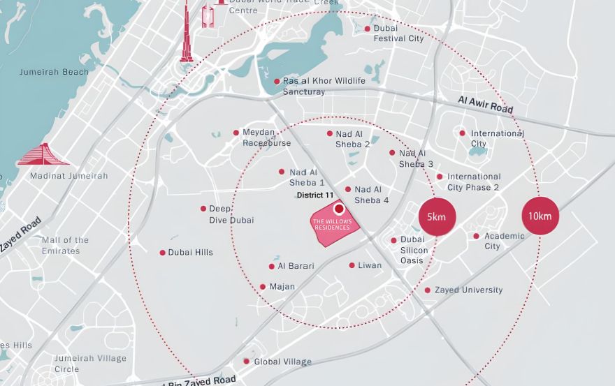 Site plan – The Willows Residences