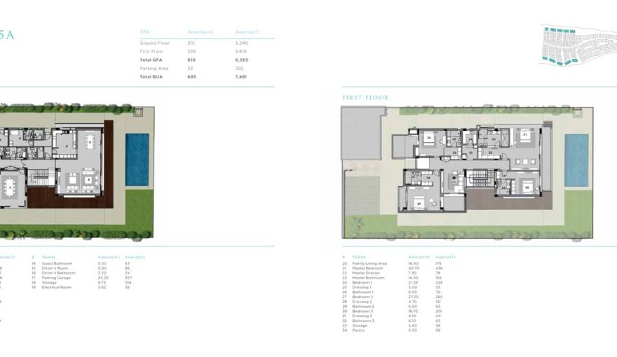 Plans Hidd Al Saadiyat