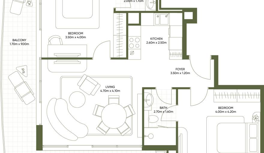 Plans Olivia Gardens Residence