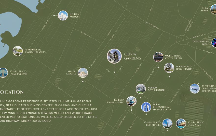 Site plan – Olivia Gardens Residence