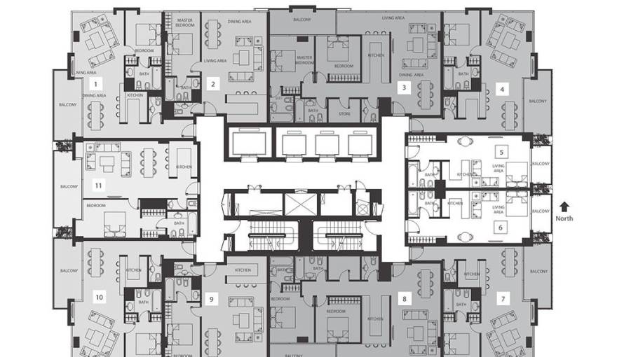 Plans Botanica Tower