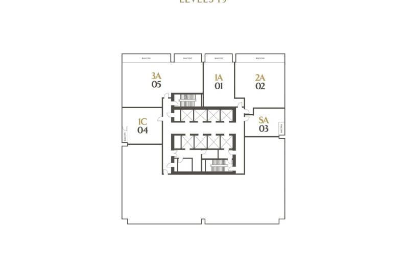 General plan – Jumeirah Living Marina Gate #1