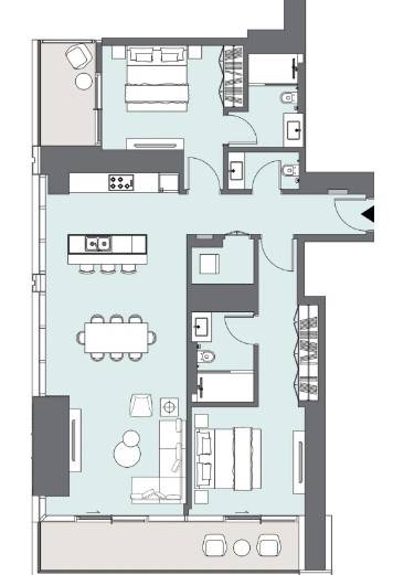 Interior design – Peninsula Three#2