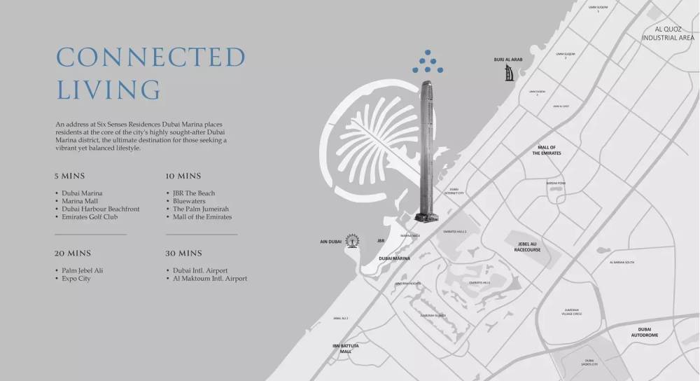 General plan – Six Senses Residences Marina#1