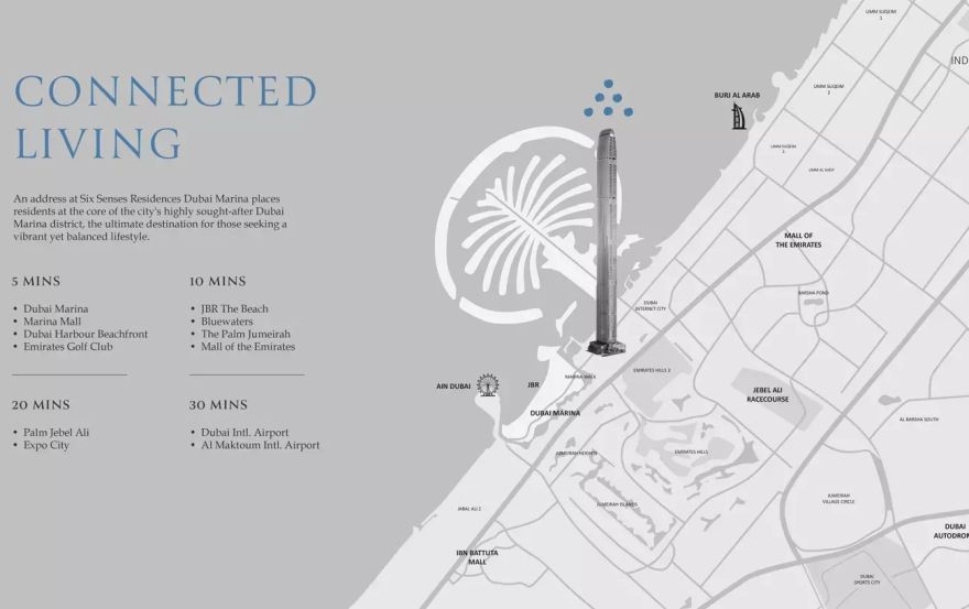 Site plan – Six Senses Residences Marina