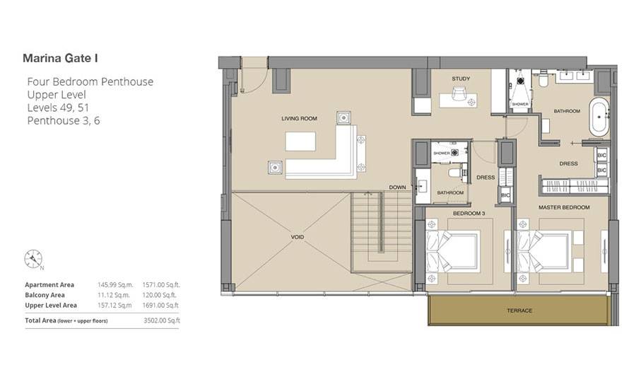 Plans The Residences at Marina Gate II #4