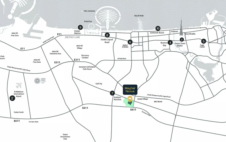 Site plan – Mayfair Nexus