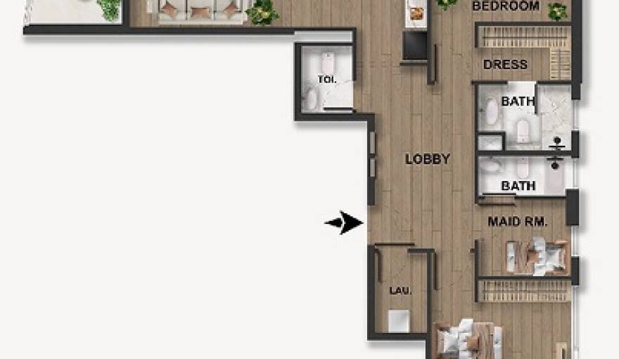 Plans Blue Marina Residence