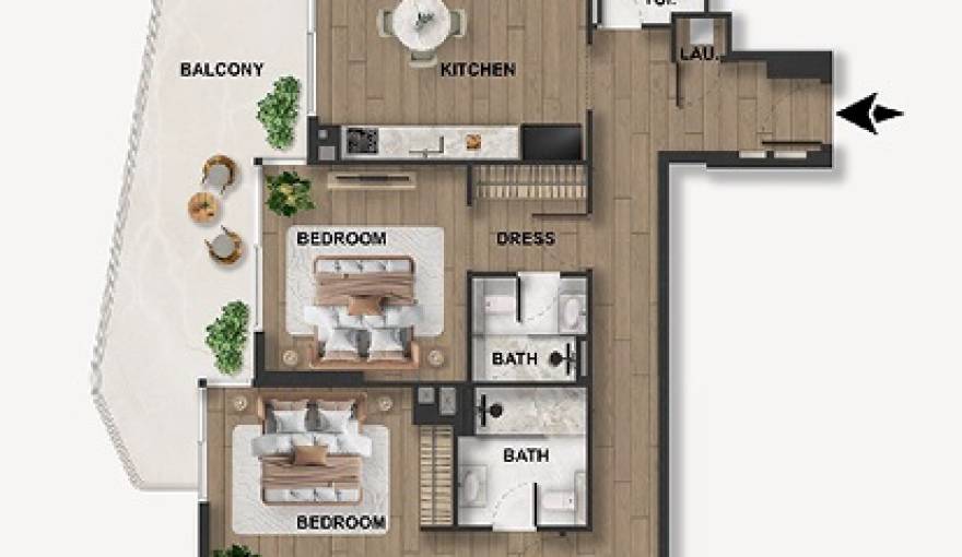 Plans Blue Marina Residence