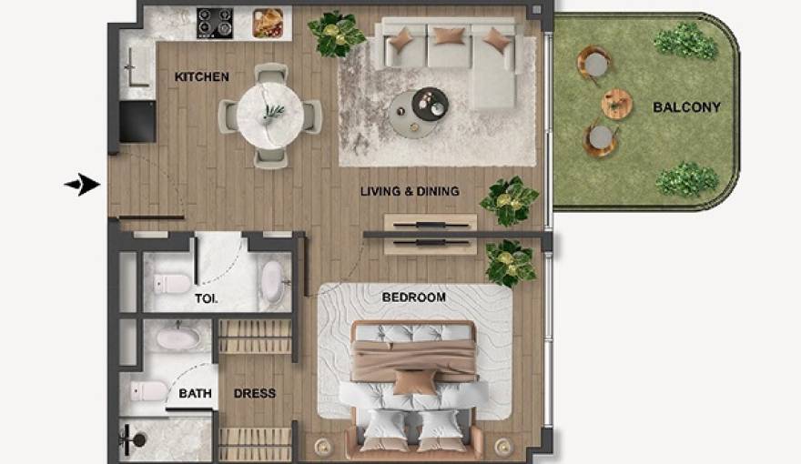 Plans Blue Marina Residence