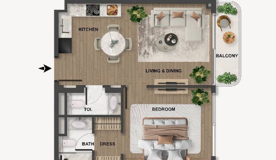 Plans Blue Marina Residence