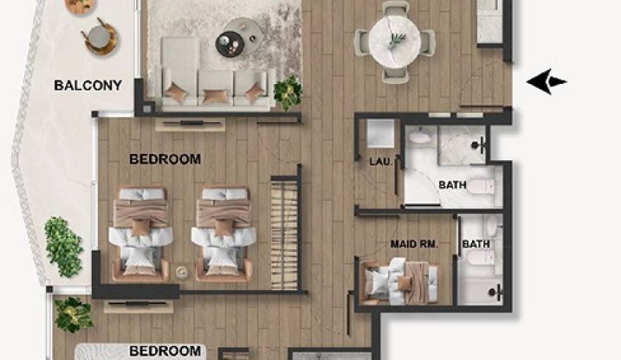 Plans Blue Marina Residence