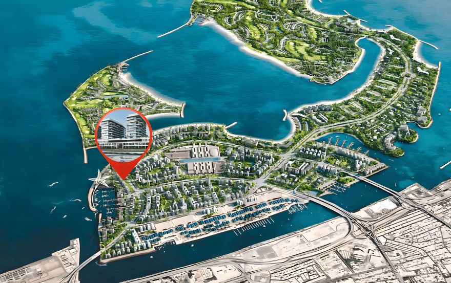 Site plan – Blue Marina Residence