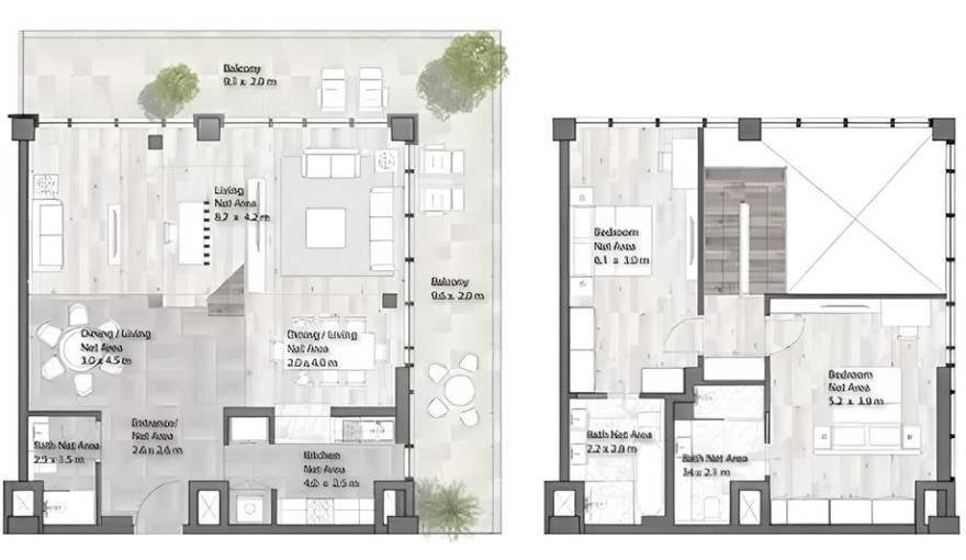 Plans Yas Beach Residence