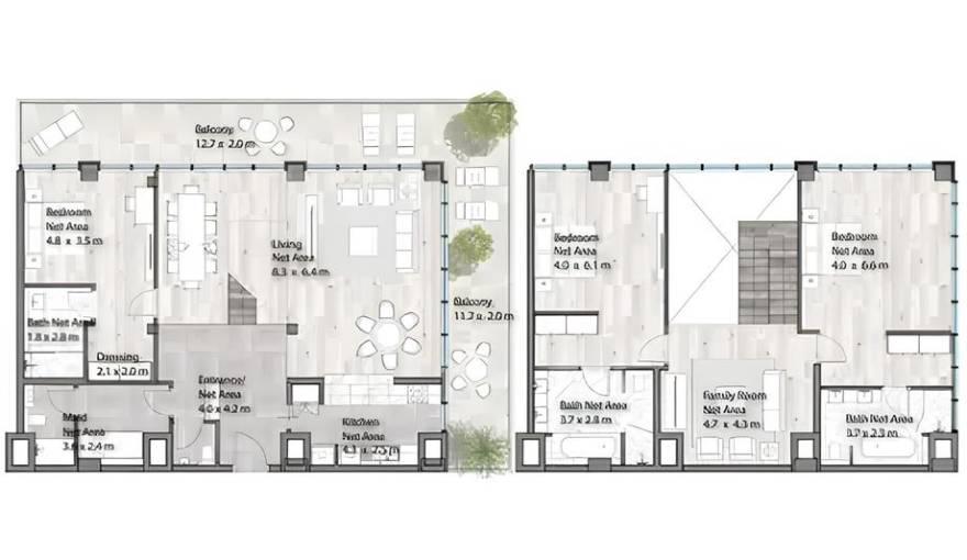Plans Yas Beach Residence