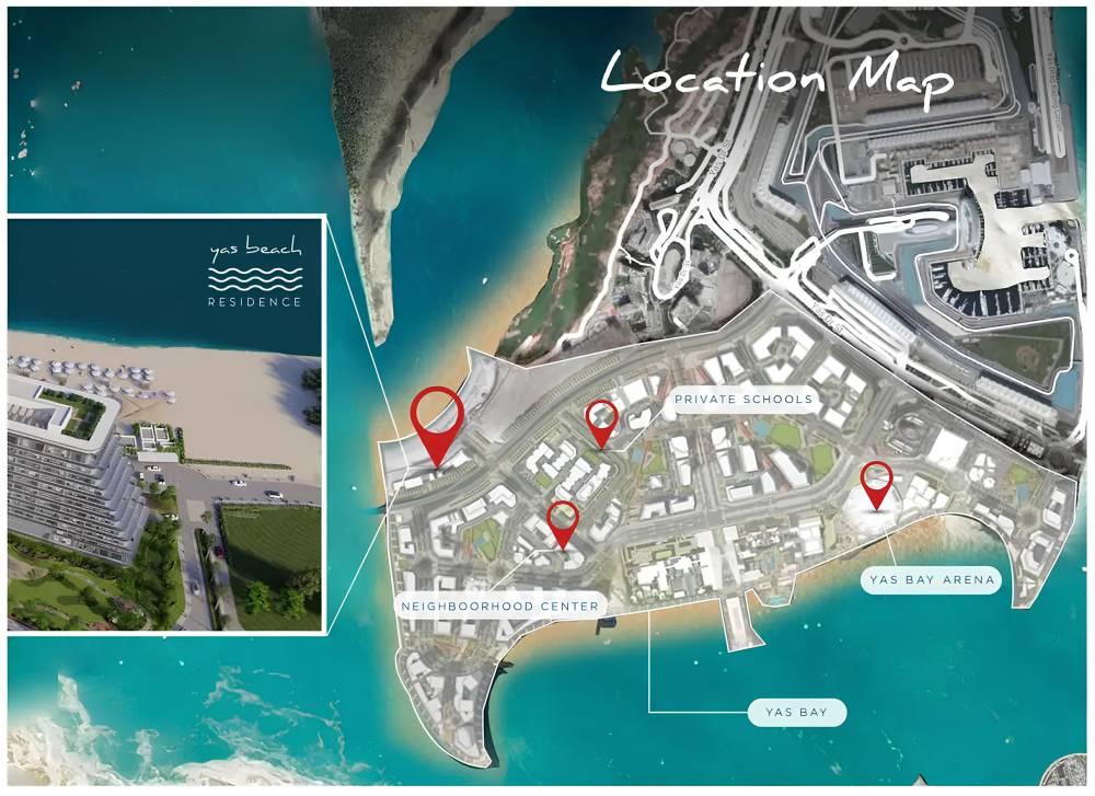 General plan – Yas Beach Residence#1