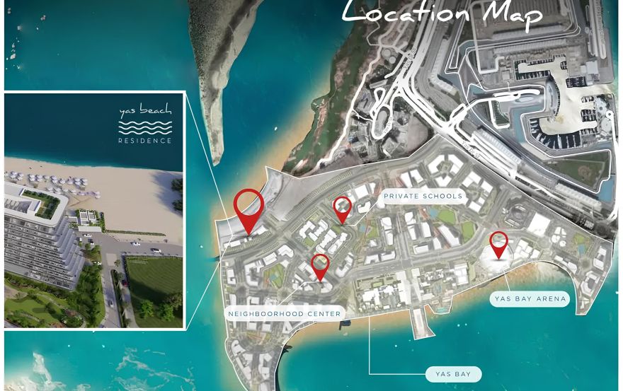 Site plan – Yas Beach Residence