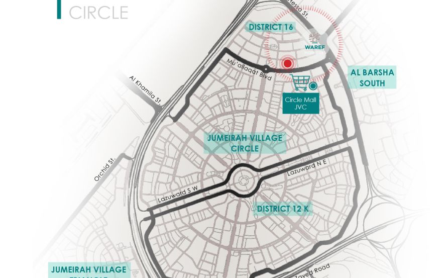 Site plan – Waref Residences