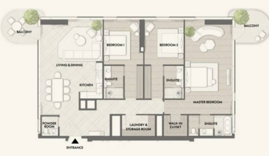 Plans W Residences at JLT