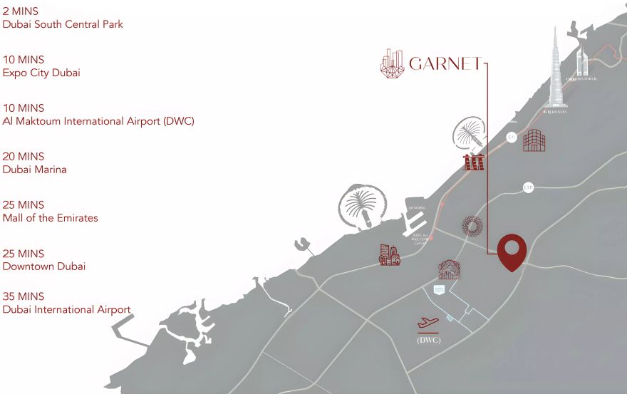 Site plan – Garnet by Siroya