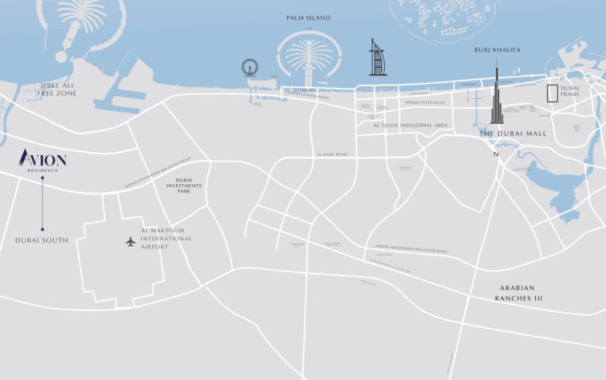 Site plan – Avion Residence