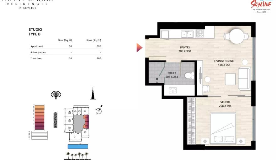 Plans Avant Garde Residences 1