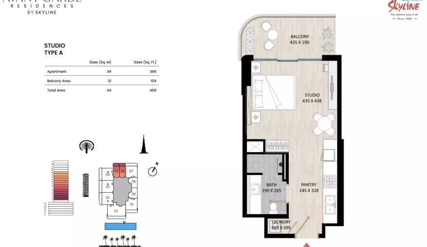 Plans Avant Garde Residences 1