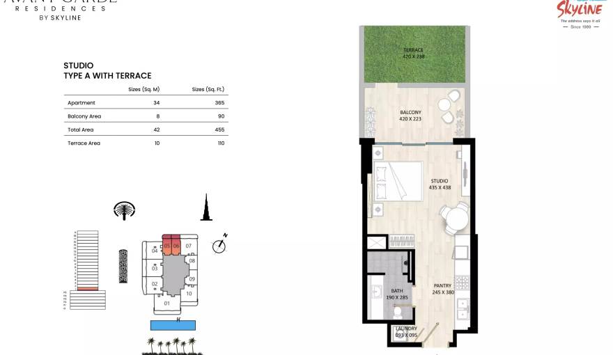 Plans Avant Garde Residences 1