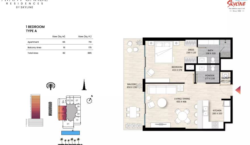 Plans Avant Garde Residences 1