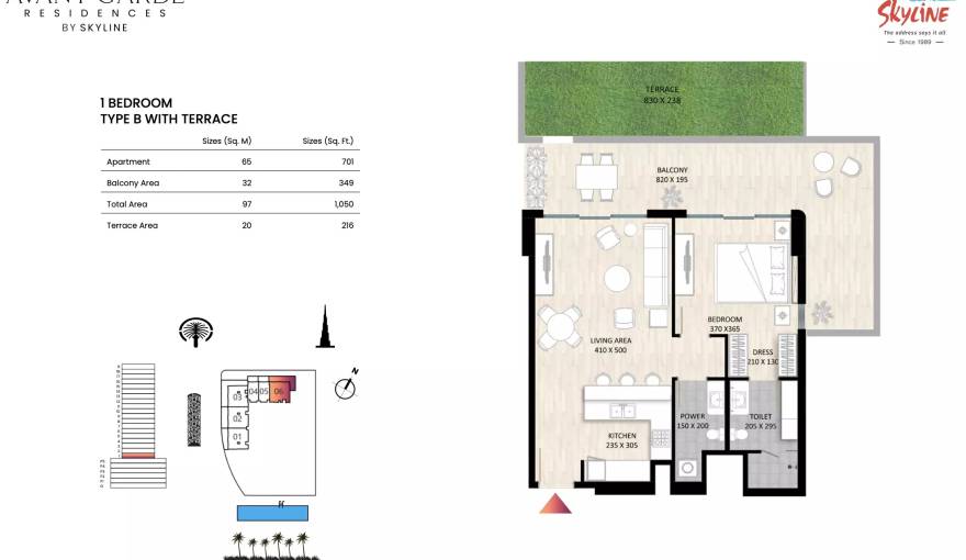 Plans Avant Garde Residences 1
