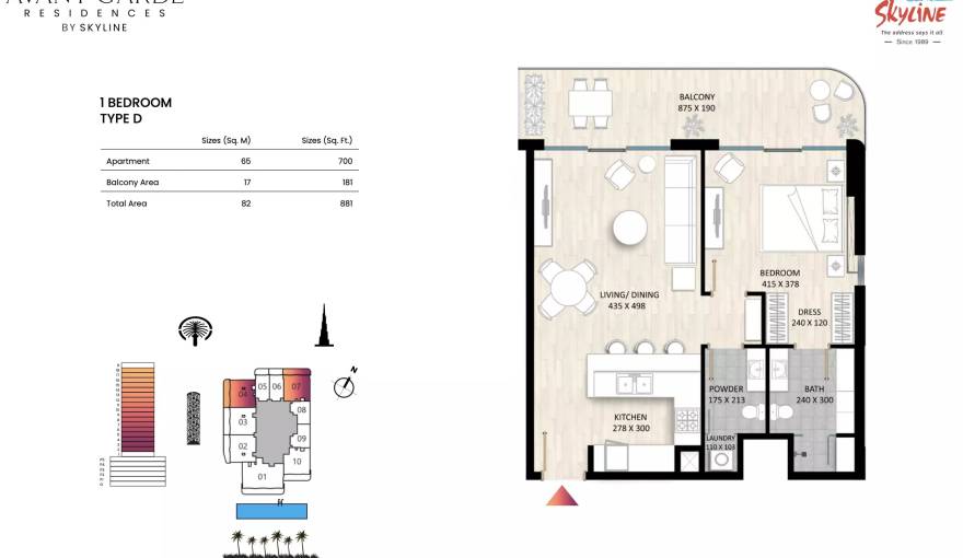 Plans Avant Garde Residences 1